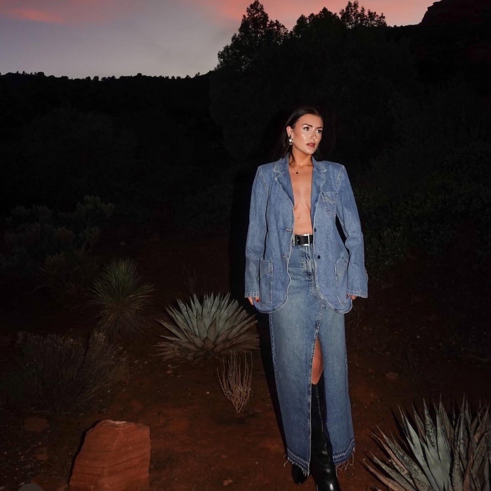 Dundas Helena Denim Blazer